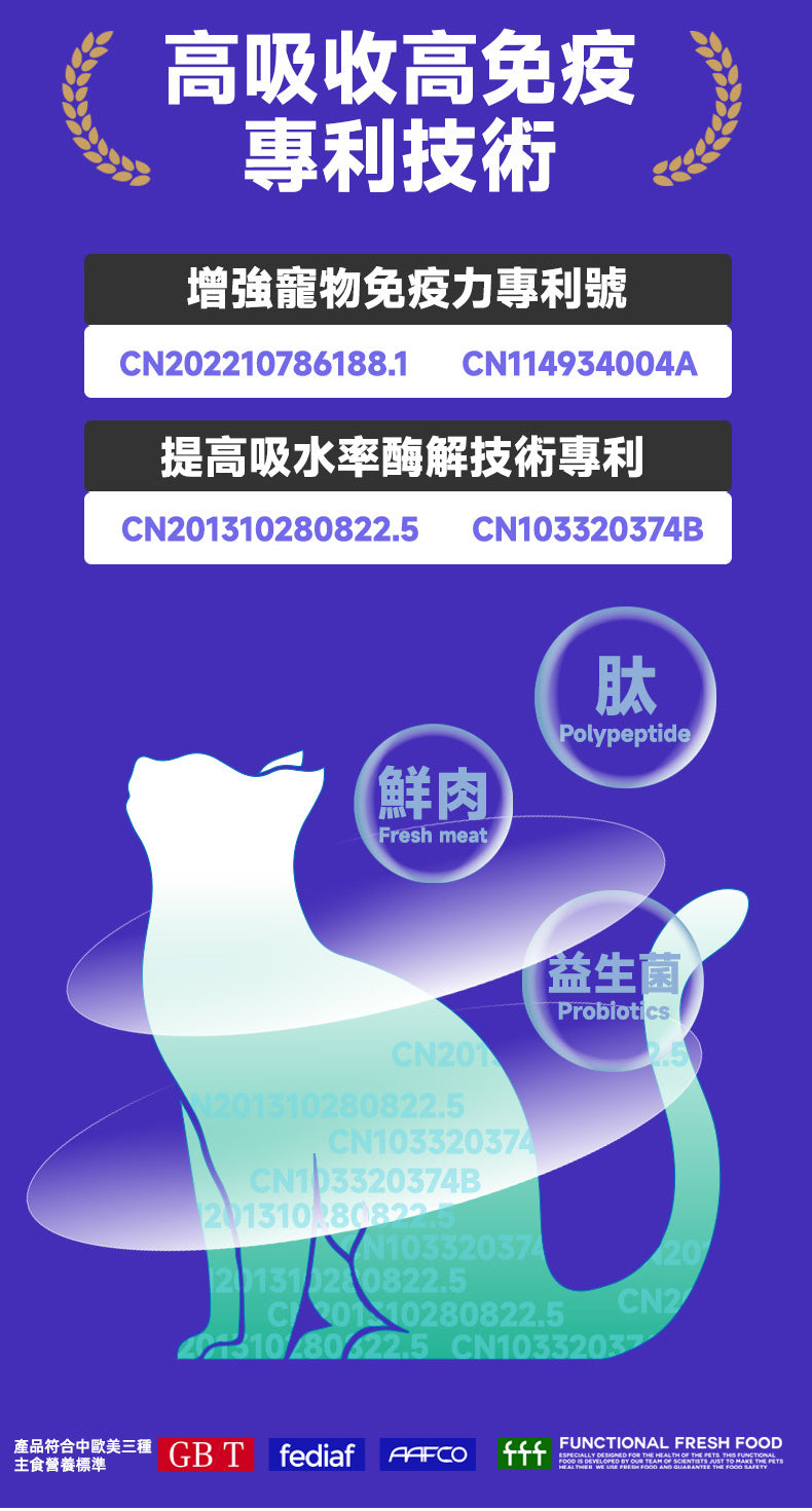 【Okeepet營養生鮮全價貓糧｜雞肉螺旋藻配方】
