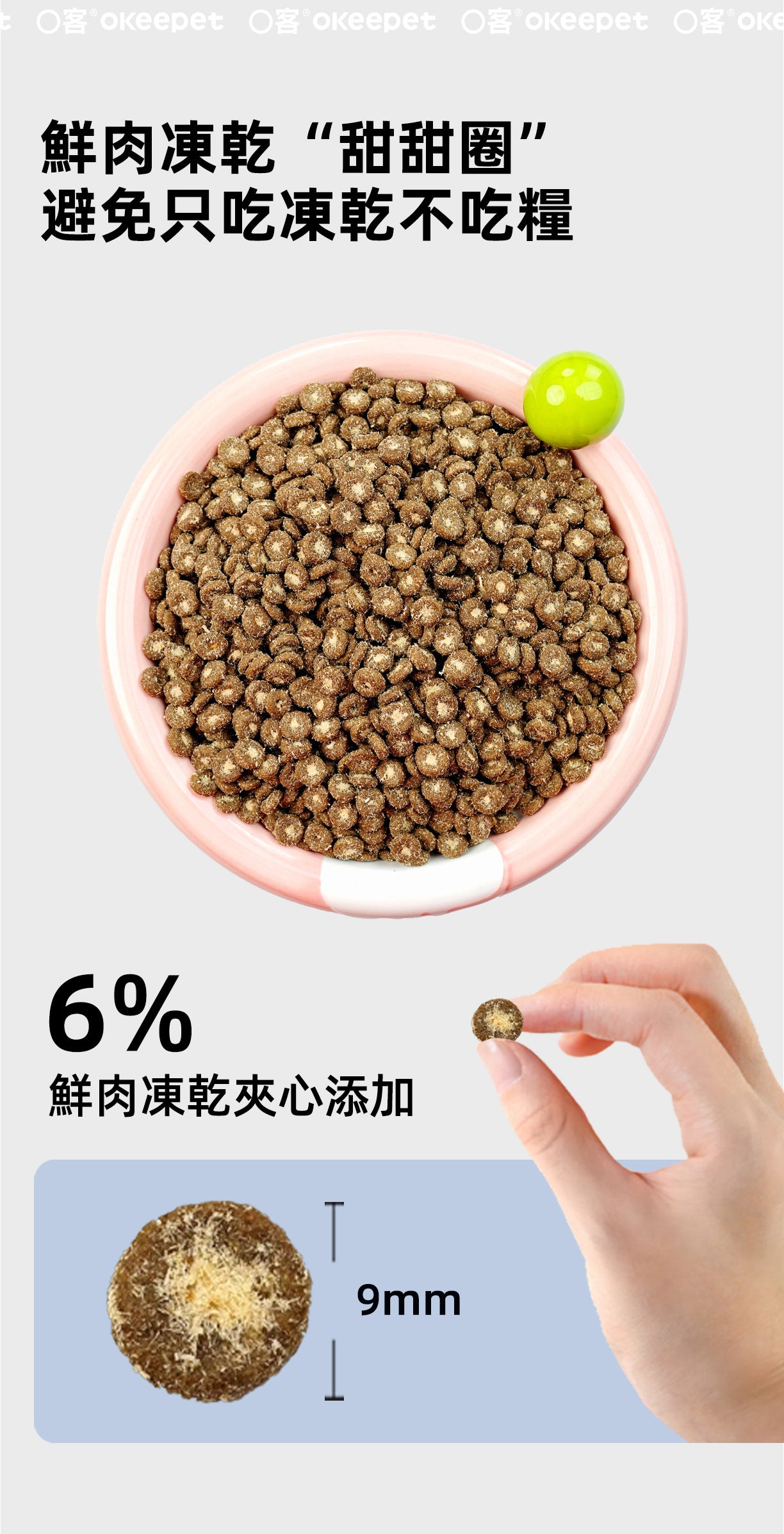 【Okeepet金裝幼犬全營養主食糧｜雞肉&乳鴿&軟骨素】